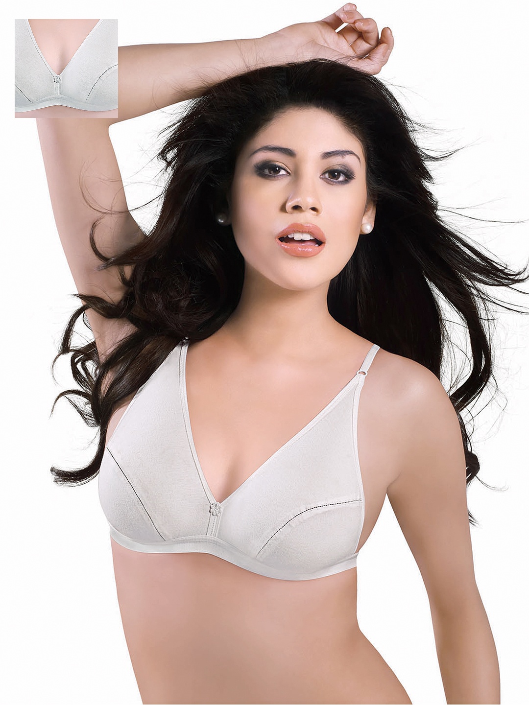 

Sonari Pack of 3 Full-Coverage Everyday Bras, White