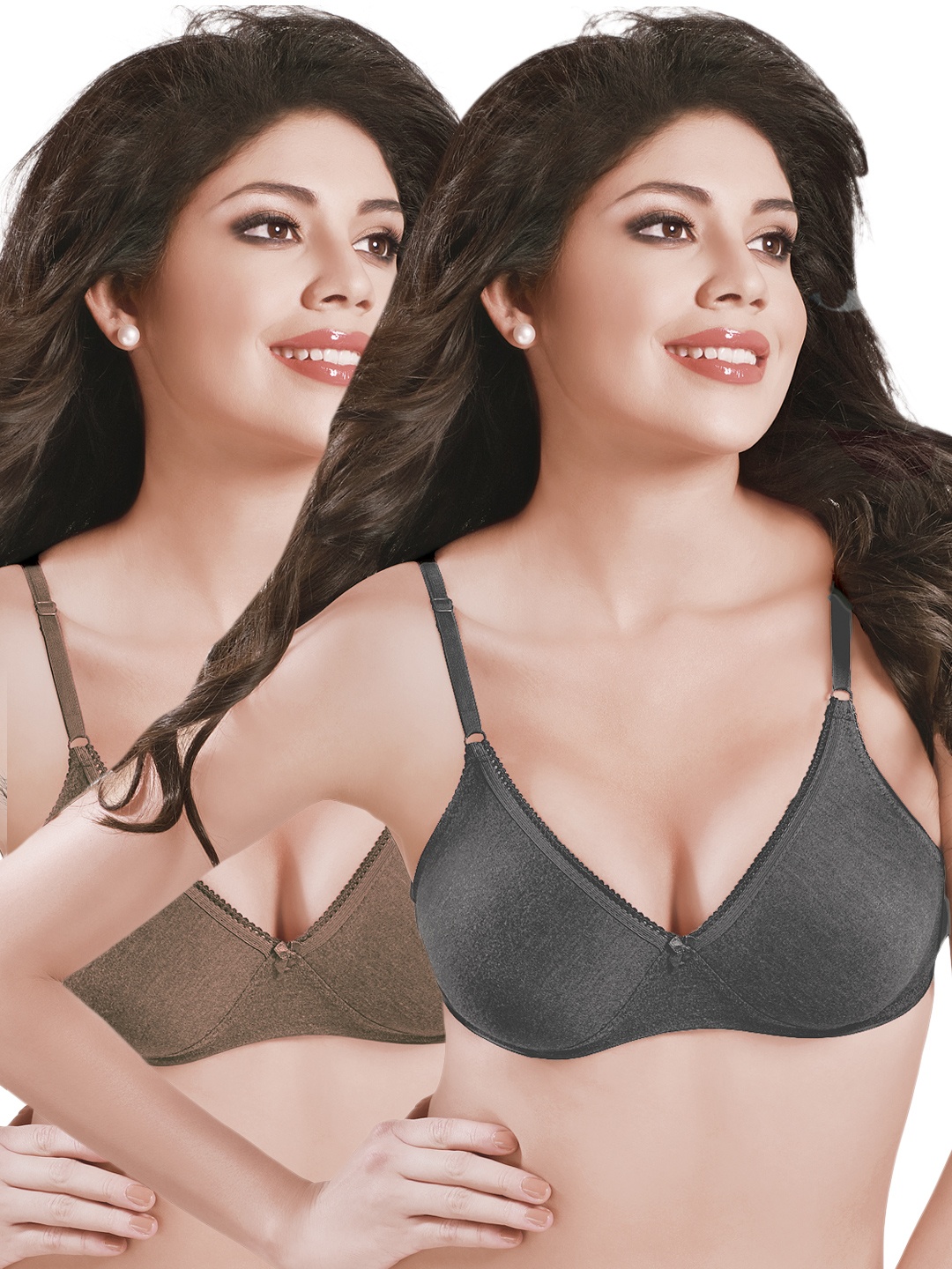 

Sonari Pack of 2 Bras Felong, Black