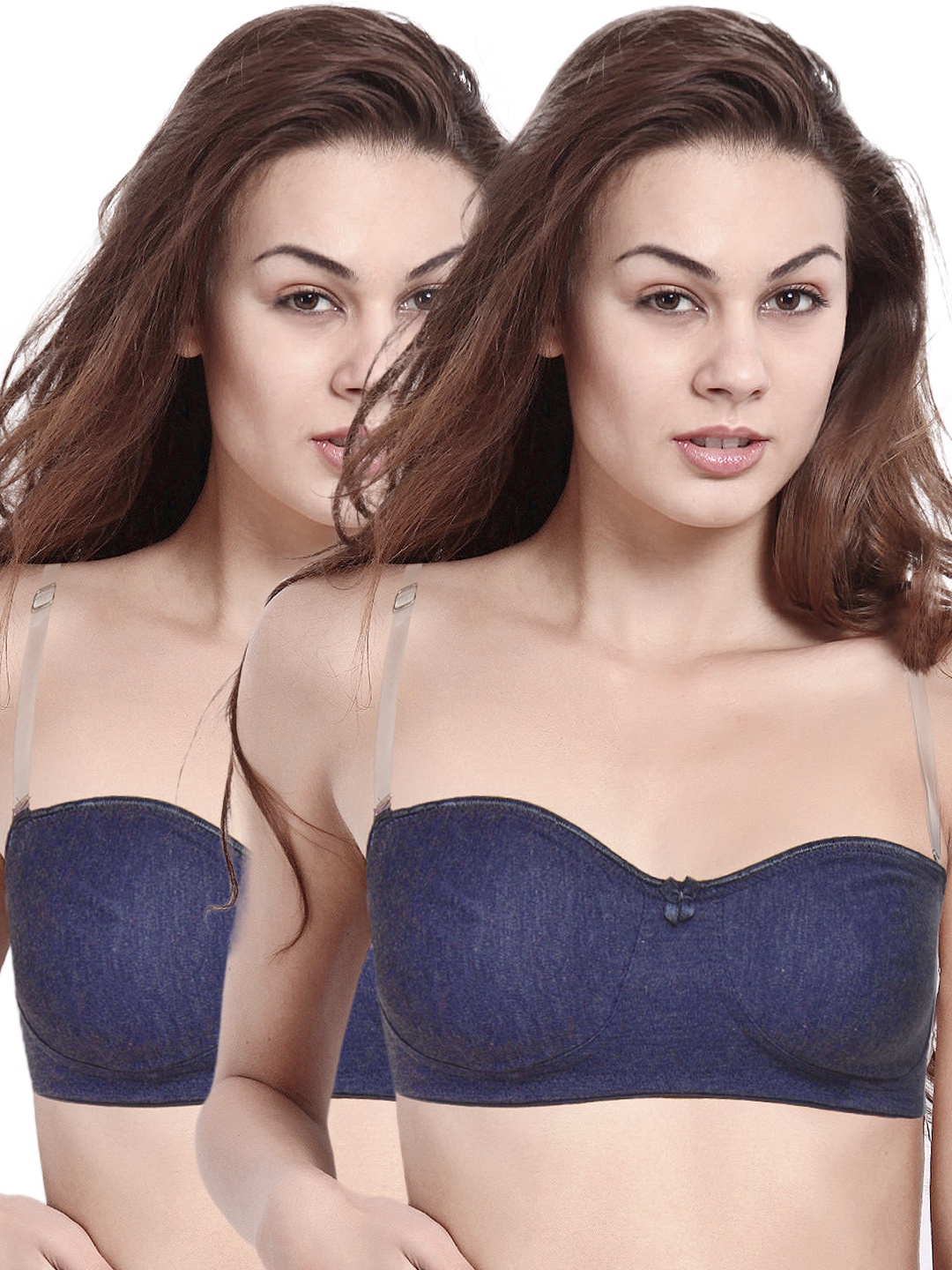 

Sonari Pack of 2 Navy Blue Bras Ell-18