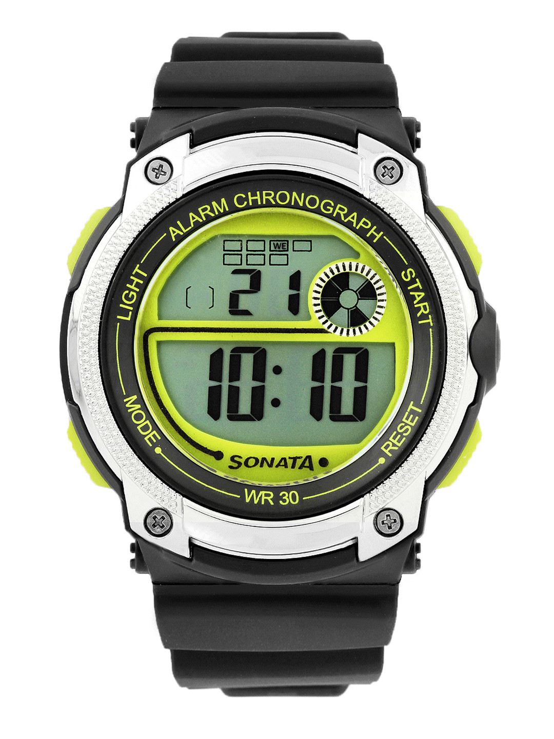 

Sonata Men Black Digital Watch 77005PP01