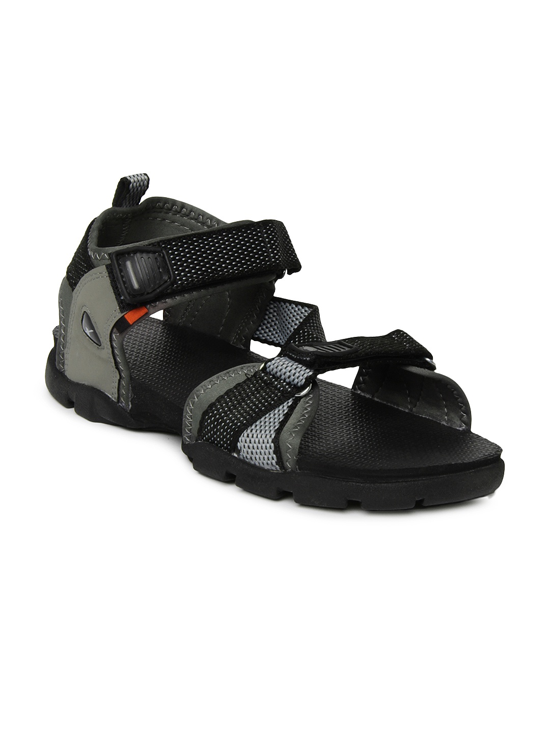 

Sparx Men Black & Grey Sports Sandals