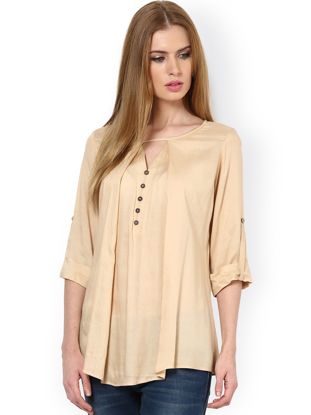 

Taurus Women Beige Top