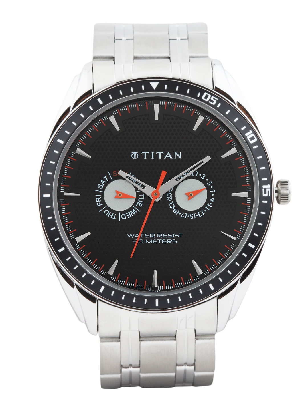 

Titan Men Black Analogue Watch NK1582KM02