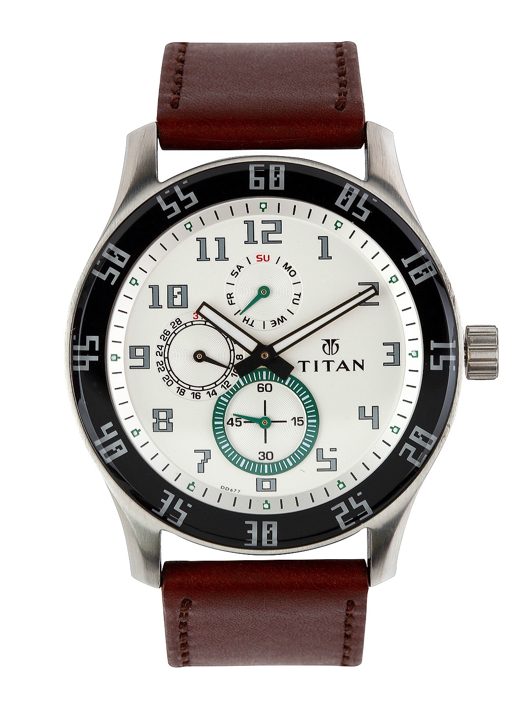 

Titan Octane Men Off White Analogue watch NL1632SL01