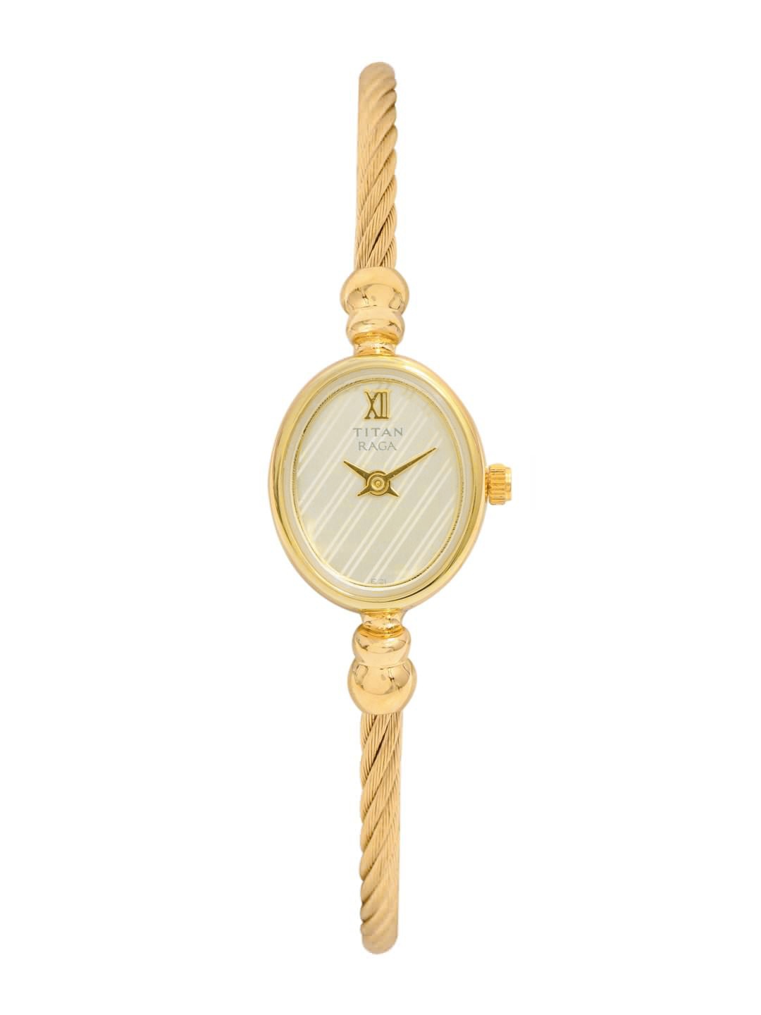 

Titan Raga Women Cream-Coloured Dial Watch NB197YM01