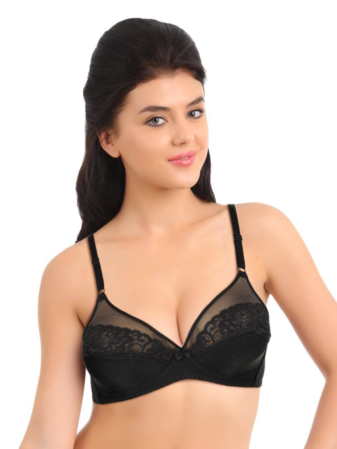 

Triumph Black Full-Coverage Bra 201I751