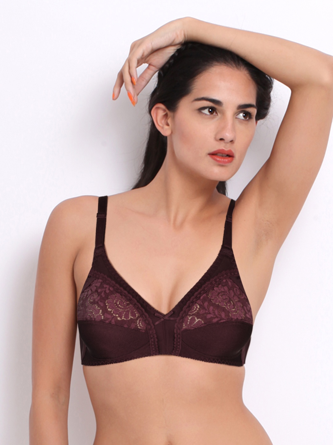 

Triumph Claudette 103 Wireless Non Padded Full Coverage Support Classics Bra, Burgundy
