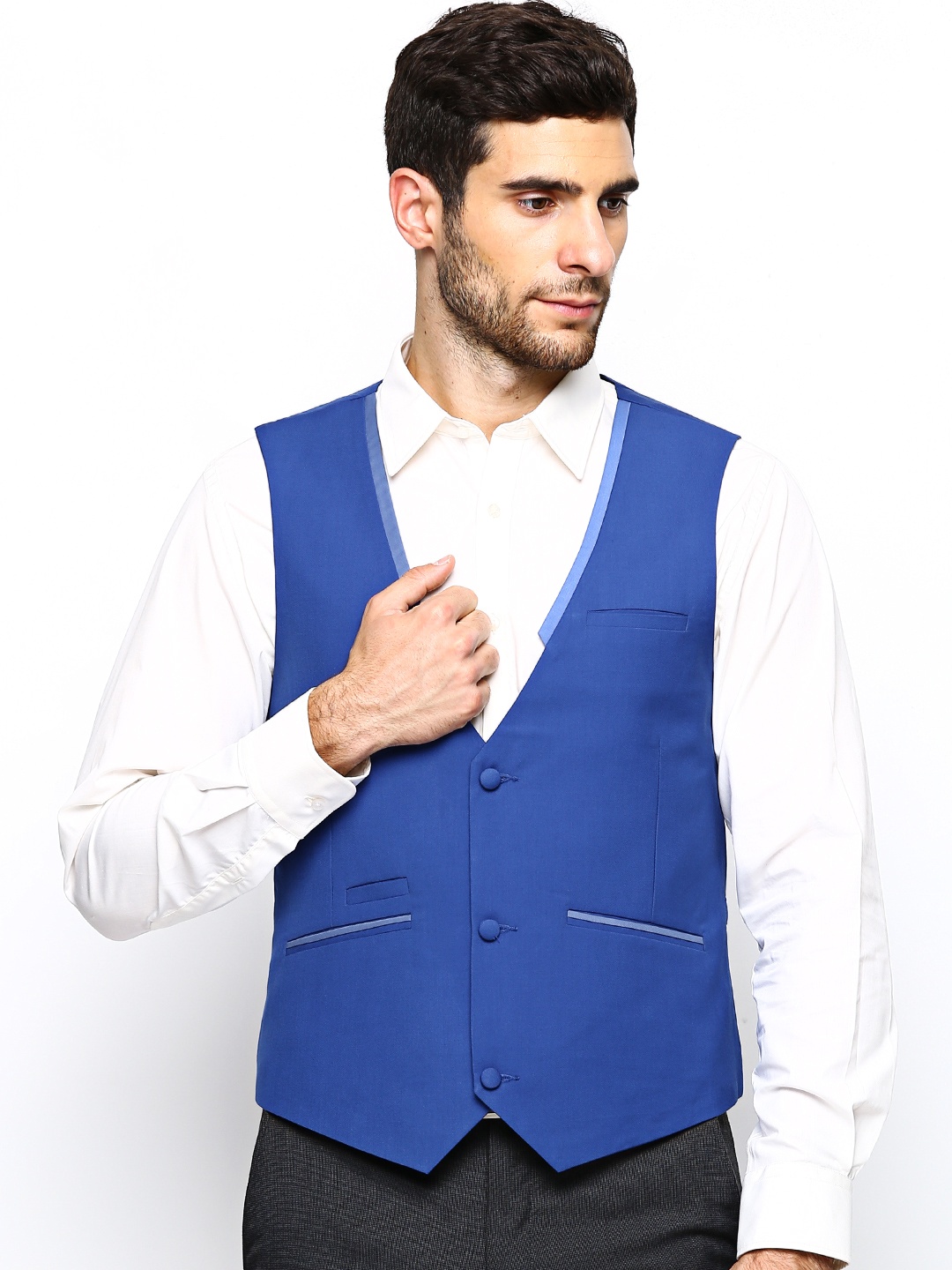 

Turtle Men Blue Waistcoat