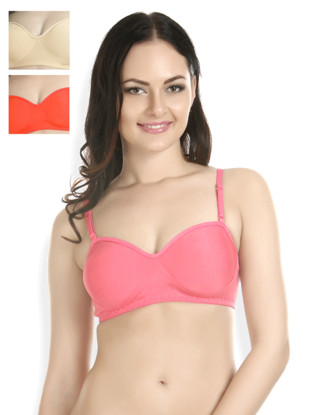 

Tweens Pack of 3 T-shirt Bras 101, Pink