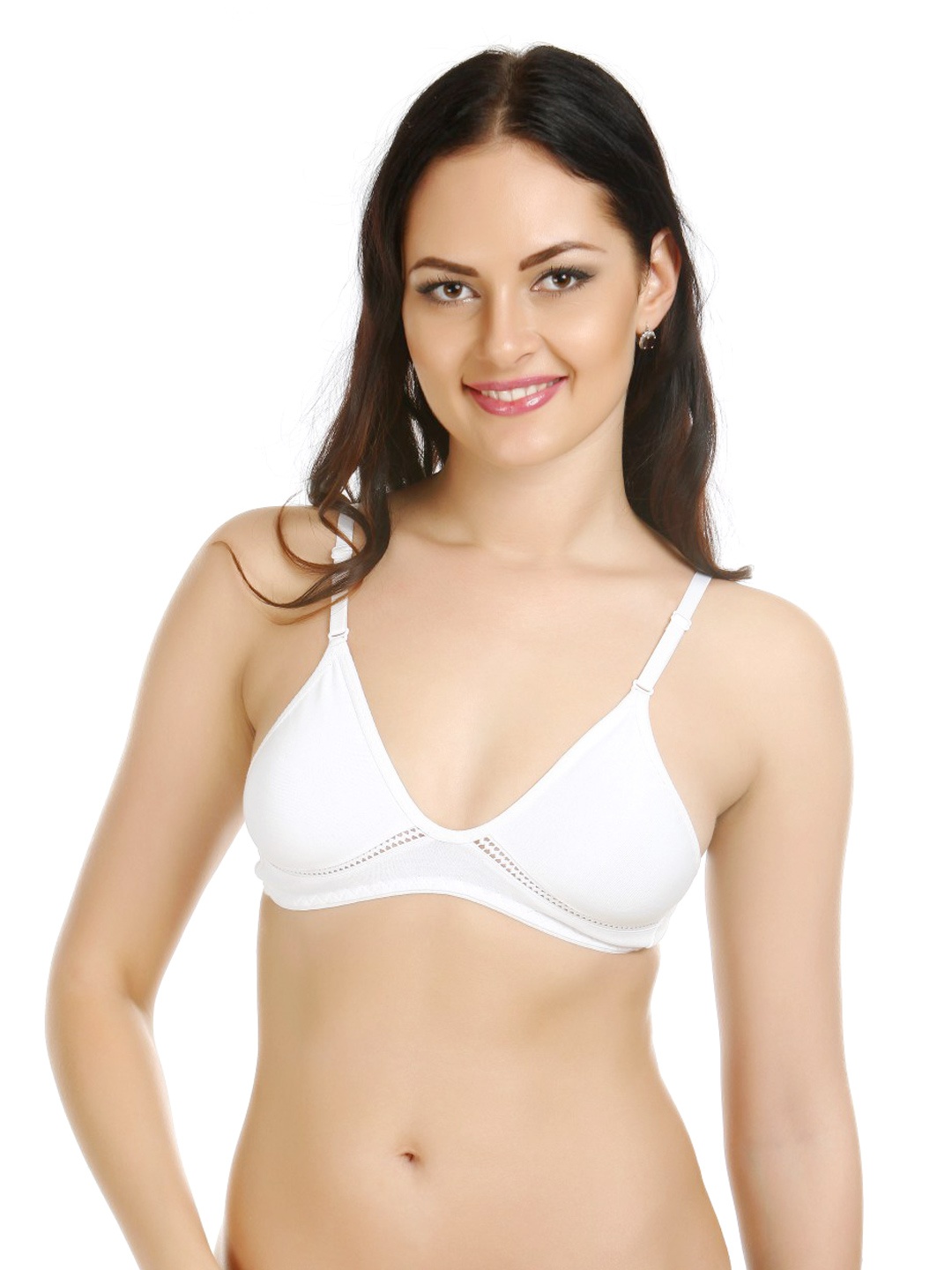 

Tweens White Full Coverage T-shirt Bra Tw258WH36B