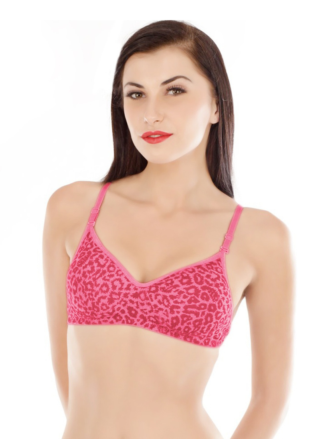 

Tweens Pink Animal Print Bra TW1305DPK36B-Pink