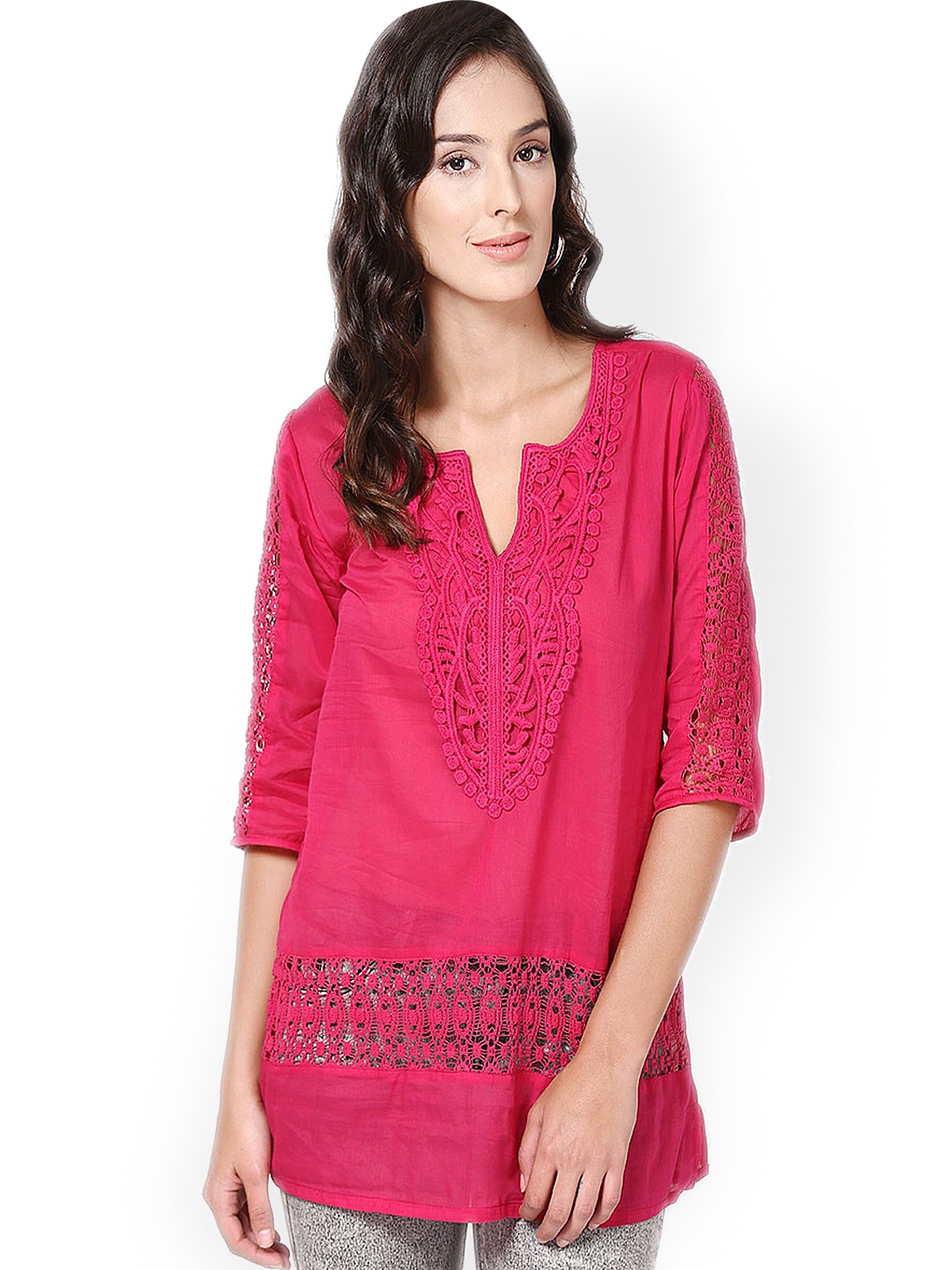 

U&F Women Pink Tunic