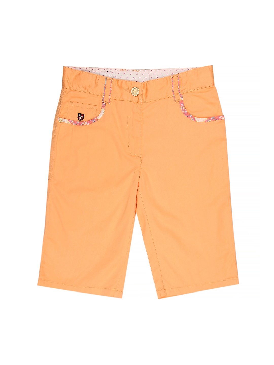 

U.S. Polo Assn. Kids Girls Peach Coloured Shorts