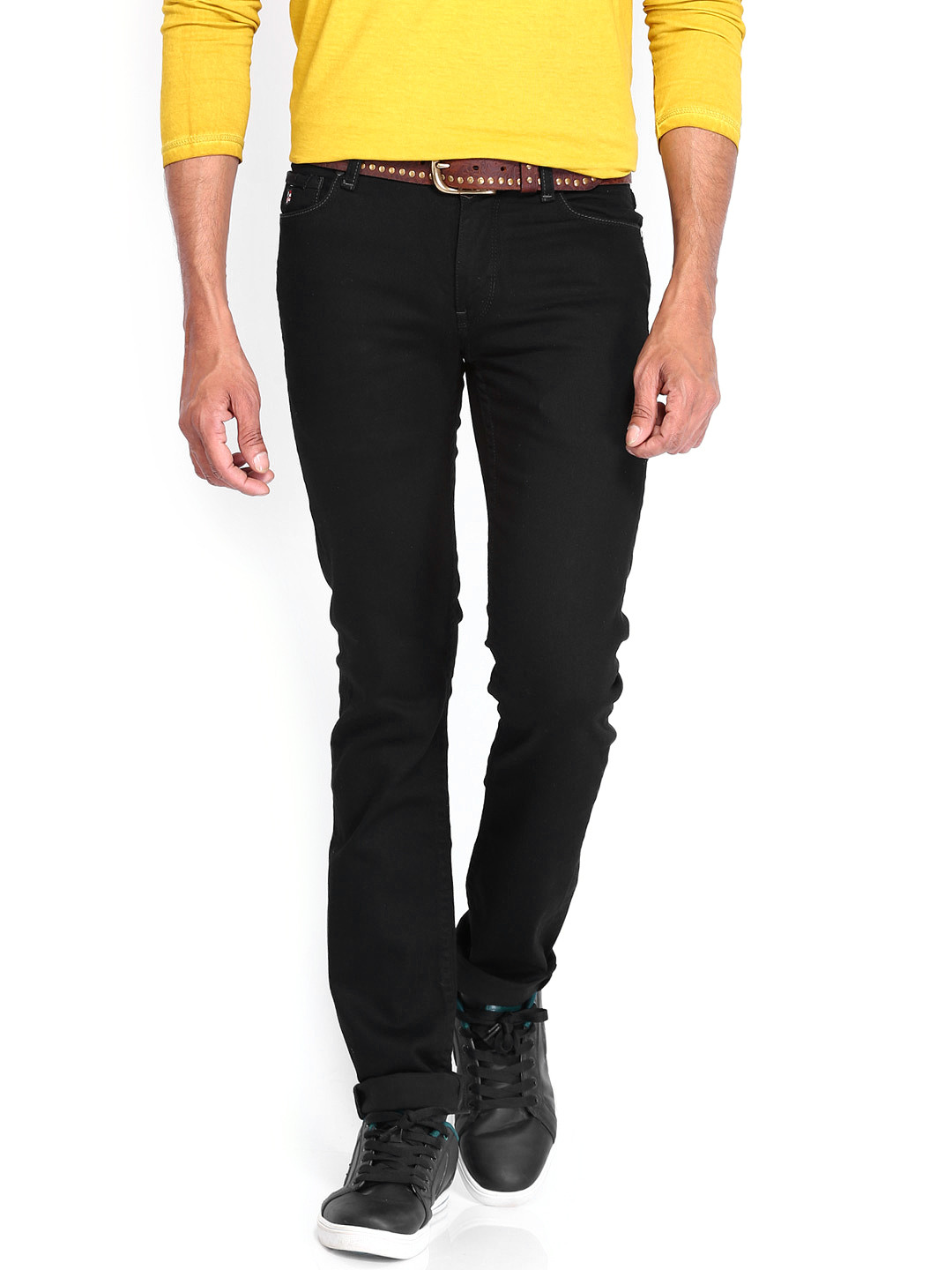 

U.S. Polo Assn. Men Black Skinny Fit Jeans