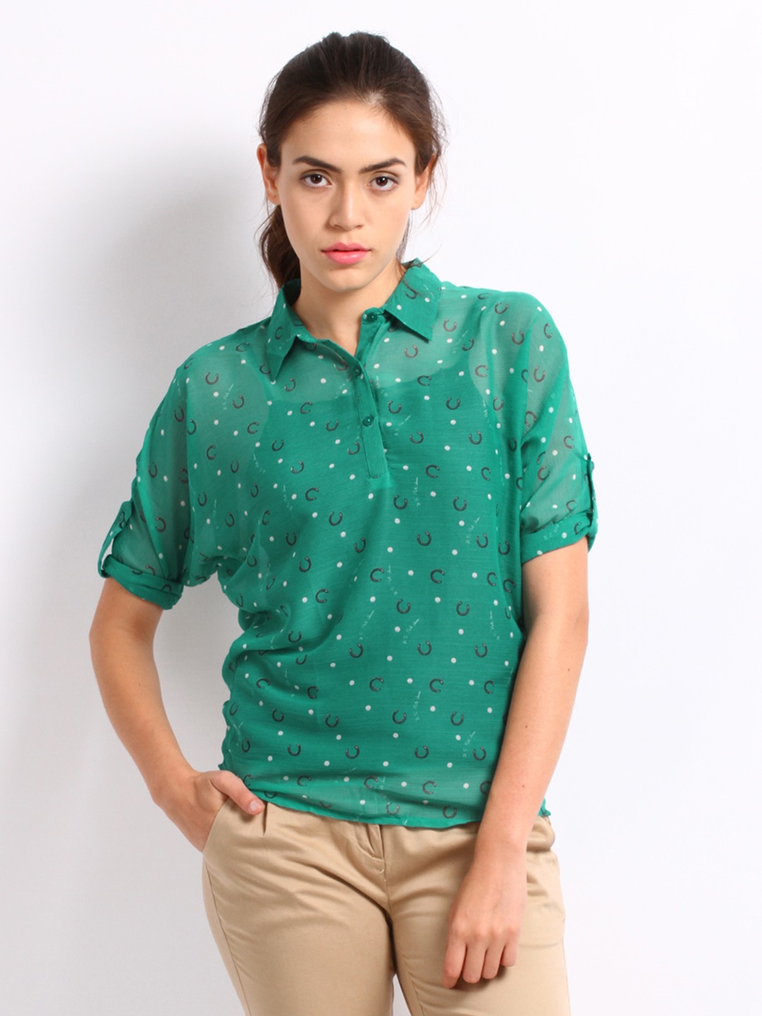 

U.S. Polo Assn. Women Green Top