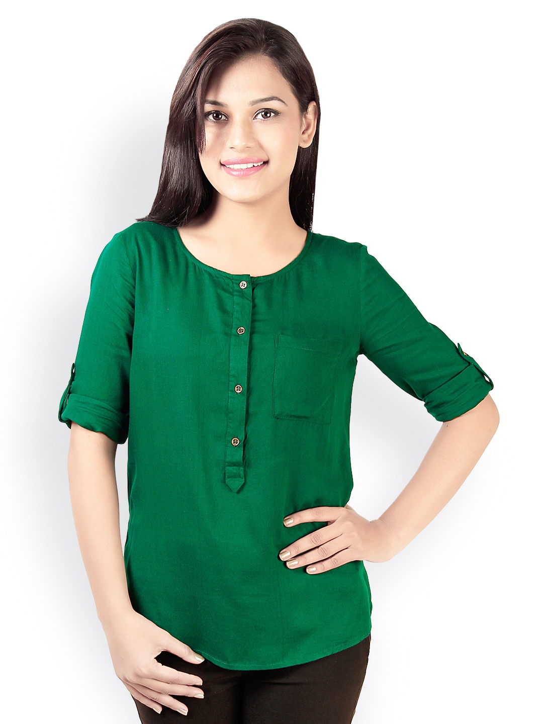 

Vaak Women Green Top