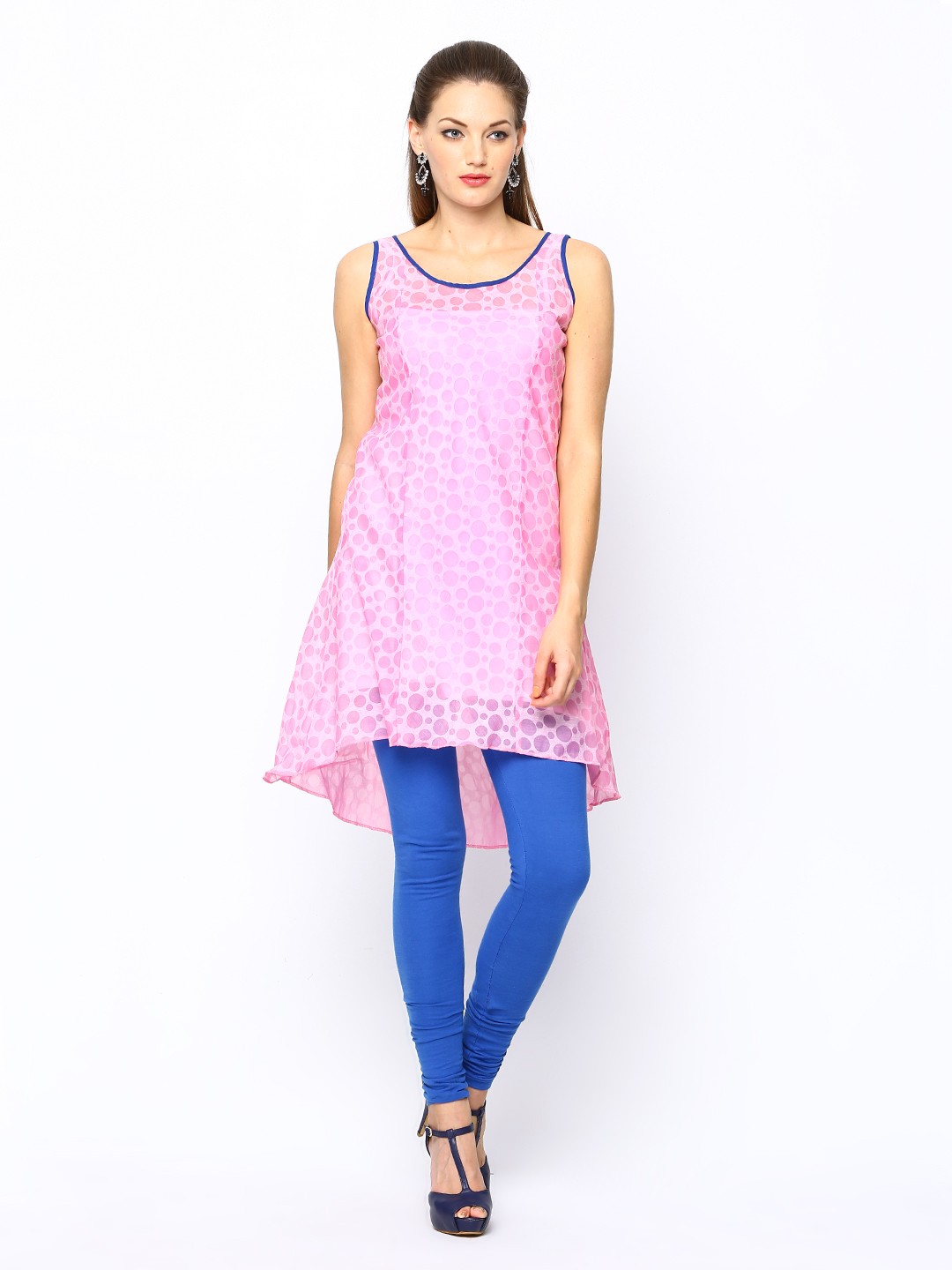 

Vishudh Women Pink Kurta