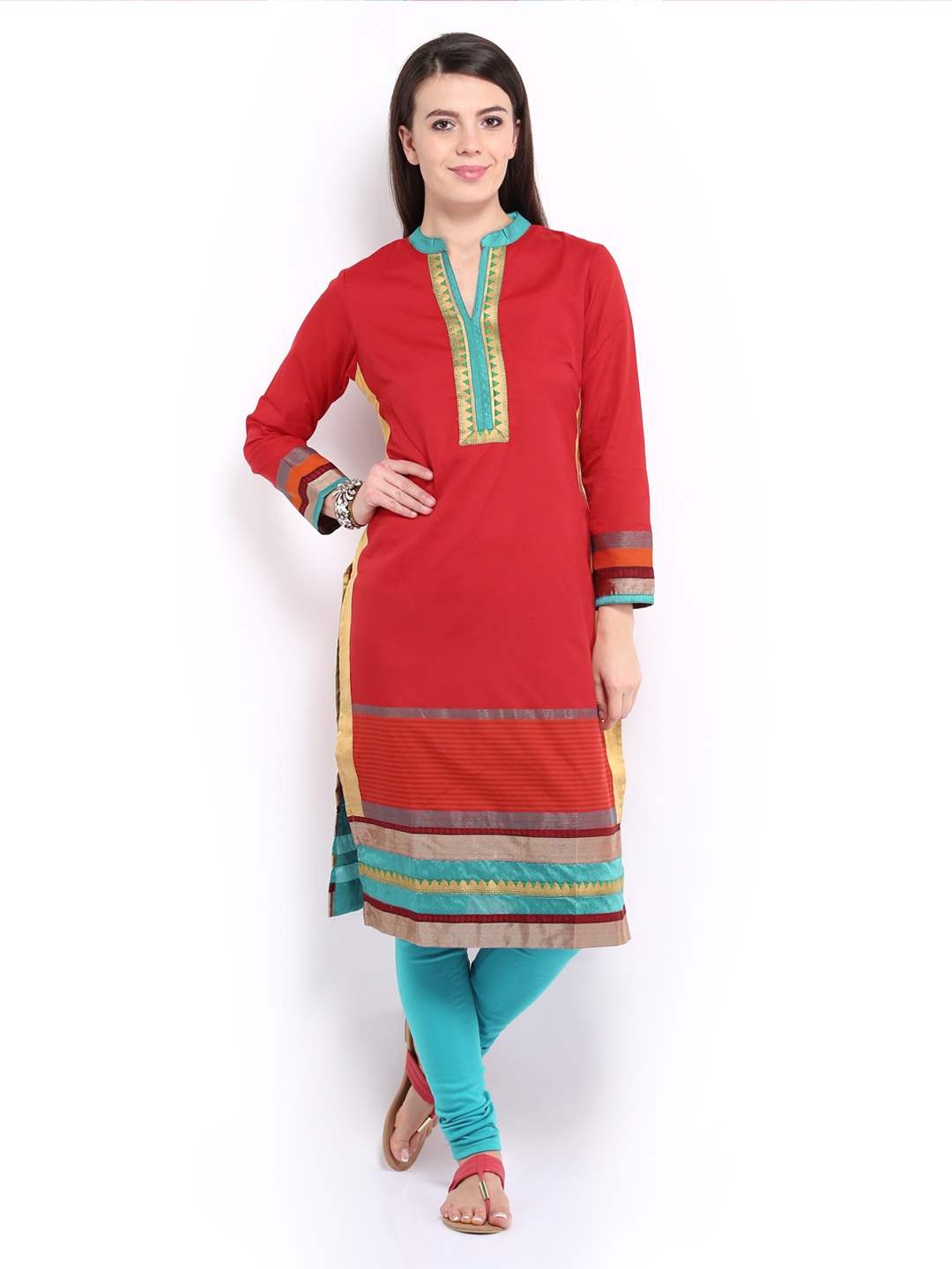 

Vishudh Women Red Kurta