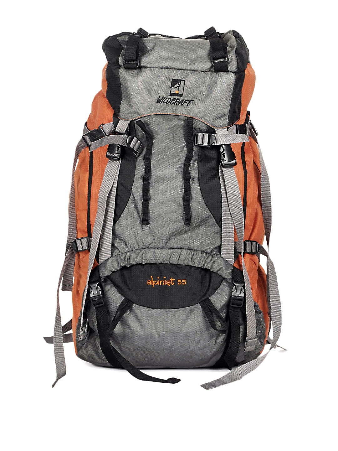 

Wildcraft Unisex Orange Alpinist 55 Backpack