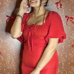 Traquila Flared Sleeve Crepe Maxi Dress view 1