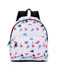 Genie Unisex Geometric Print Medium Casual Backpack -20L