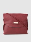 Caprese Red Solid Sling Bag