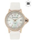 Swiss Eagle Women Pearly White Dial Watch SE-6064-03