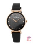 Daniel Klein Women Black Embellished Analogue Watch DK.1.12432-5