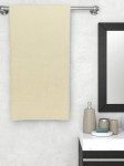 Raymond Home Beige Solid 350 GSM Bath Towel