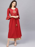 Varanga Women Printed Kurta with Palazzos Starts From Rs. 337