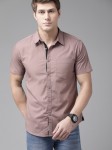 Roadster Men Mauve Pure Cotton Sustainable Casual Shirt