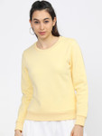 Tokyo Talkies Women Yellow Sweatshirt
