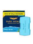Park Avenue Set of 4 Cool Blue Soaps with Menthol & Multi-Mineral Energizers – 125g each