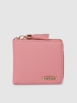 Fastrack Women Pink Solid Zip Around Wallet