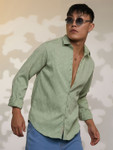 Campus Sutra Men Comfort Textured Opaque Casual Shirt