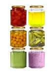 Croco Jar Piramal Transparent & Golden 6 Pieces Glass Containers – 190 ml