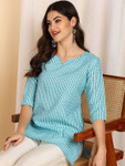 Moda Rapido Geometric Printed Kurti