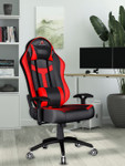 Ase Gaming Red Ranger Series Adjustable Neck & Lumbar Pillow Gaming Chair