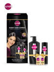 Sunsilk Shiny Hair Combo – Radiant Black Shine Shampoo+Conditioner & 2 Super Shine Serum