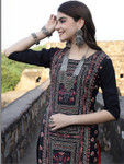 Popmantra Women Ethnic Motifs Printed Crepe Kurta