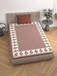 Cortina 144 TC Cotton Blend Green Super Soft Single Size Bedsheet