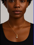 Dressberry Gold-Plated Brass Necklace