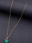 Dressberry Elegant Gold-Plated Chain with Butterfly Pendant