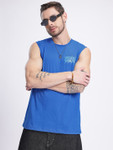 Glitchez Placement Print Sleeveless Tee