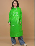 Dollar Men Lightweight Waterproof Foldable Rain Poncho with Adjustable Hood