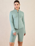 Color Capital Women Lightweight Antimicrobial Training or Gym Sporty Jacket