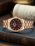 Wrogn Men Dial & Bracelet Style Straps Analogue Watch HOBWRG0498-BR
