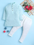 Baesd Boys Striped Regular Kurta with Pyjamas