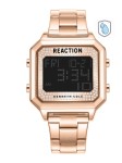 Reaction Kenneth Cole Women Rose Gold-Toned Dial & Straps Digital Watch KRWGJ9008001