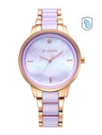 Titan Purple Ceramics Quartz Analog Dial Watch For Women – Ns95213kd02